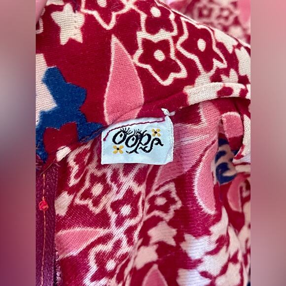 70s Vintage Oops California Long Sleeved Mini Dress - Picture 5 of 11